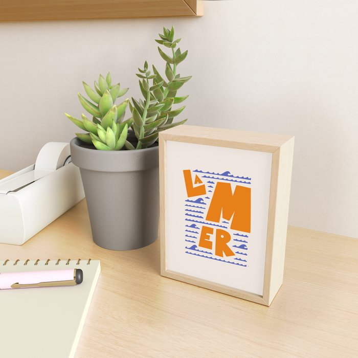 La Mer French Sea Mini Art Print Gallery Image 2