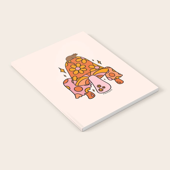 Mouse on a Mushroom Notebook Gallery Image 2