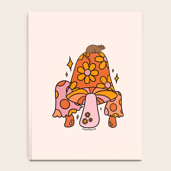 Mouse on a Mushroom Notebook Gallery Image 4