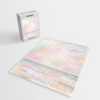 Patience - Pink and Gray Pastel Seascape Jigsaw Puzzle Gallery Image 2