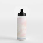Patience - Pink and Gray Pastel Seascape Water Bottle Gallery Image 2