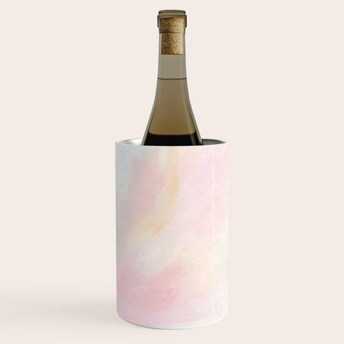 Patience - Pink and Gray Pastel Seascape Wine Chiller Gallery Image 2