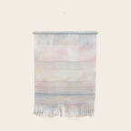 Patience - Pink and Gray Pastel Seascape Wall Hanging Gallery Image 1