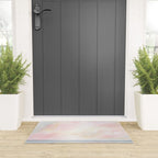 Patience - Pink and Gray Pastel Seascape Welcome Mat Gallery Image 3