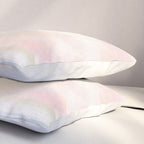 Patience - Pink and Gray Pastel Seascape Pillow Sham Gallery Image 3