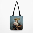 Bubble Gum Diva in a Straw Hat Tote Bag Gallery Image 2