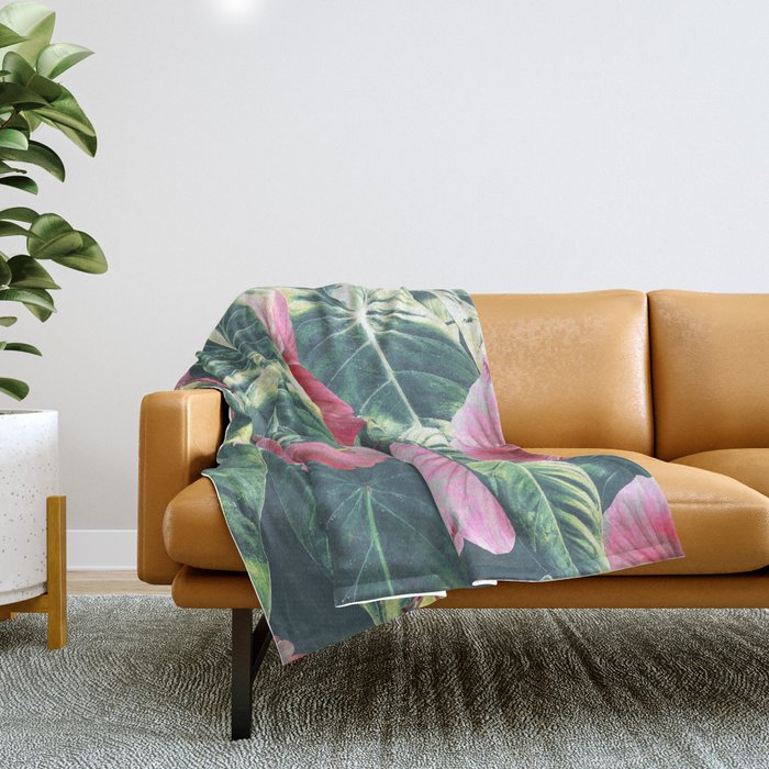 Wild Hibiscus #society6 #decor #buyart Throw Blanket Gallery Image 1