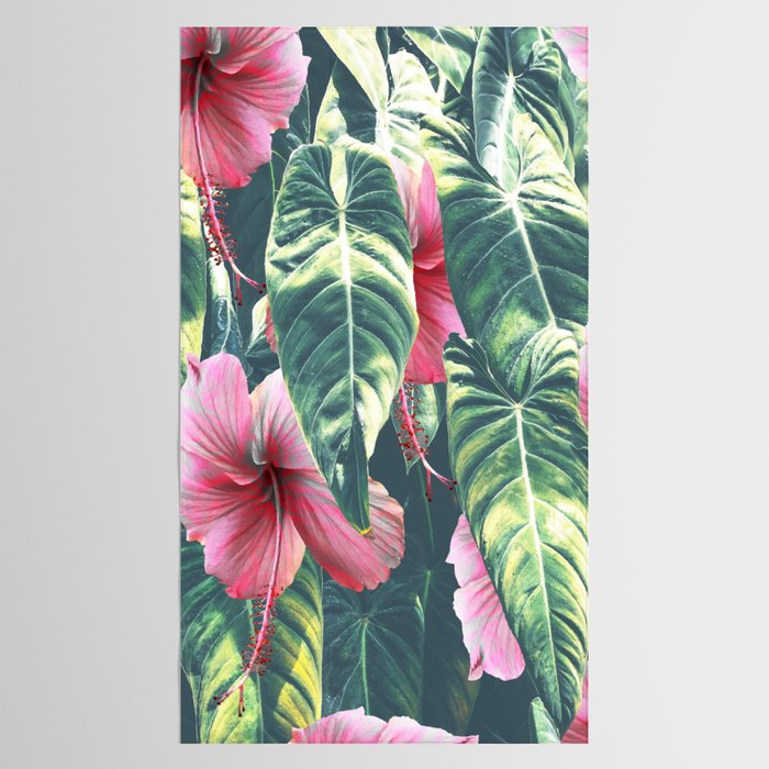 Wild Hibiscus #society6 #decor #buyart Tablecloth Gallery Image 2