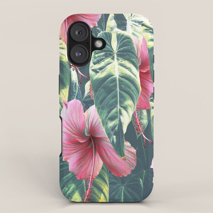 Wild Hibiscus #society6 #decor #buyart iPhone Case Gallery Image 1