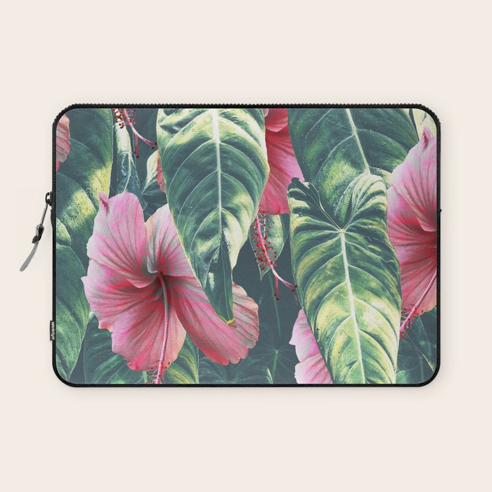 Wild Hibiscus #society6 #decor #buyart Laptop Sleeve Gallery Image 1