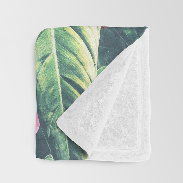 Wild Hibiscus #society6 #decor #buyart Throw Blanket Gallery Image 3
