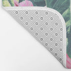 Wild Hibiscus #society6 #decor #buyart Bath Mat Gallery Image 2