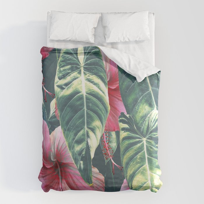 Wild Hibiscus #society6 #decor #buyart Duvet Cover Gallery Image 6