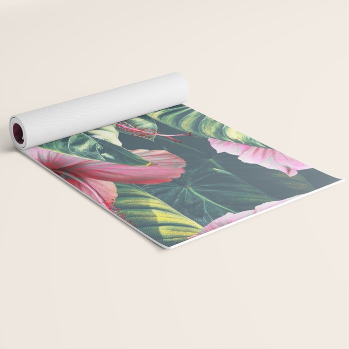 Wild Hibiscus #society6 #decor #buyart Yoga Mat Gallery Image 2