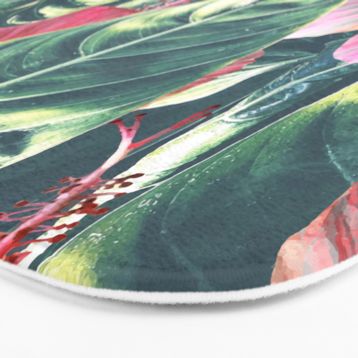 Wild Hibiscus #society6 #decor #buyart Bath Mat Gallery Image 3