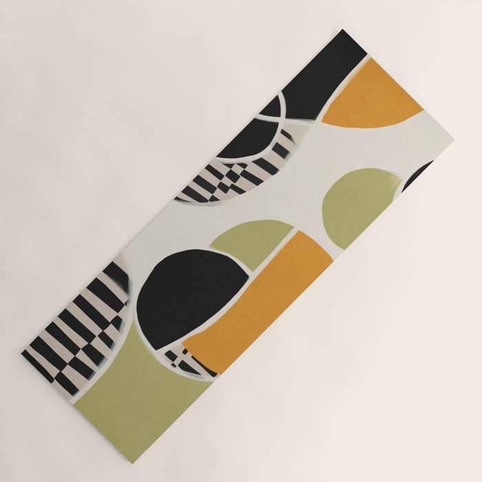 Stripes and Shapes III Yoga Mat Gallery Image 1