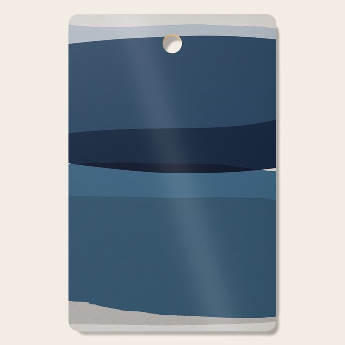 Modern Blue, Blue Painting, Blue Ombre Cutting Board Gallery Image 1