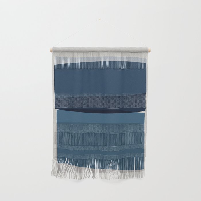 Modern Blue, Blue Painting, Blue Ombre Wall Hanging Gallery Image 1