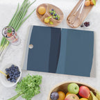 Modern Blue, Blue Painting, Blue Ombre Cutting Board Gallery Image 2