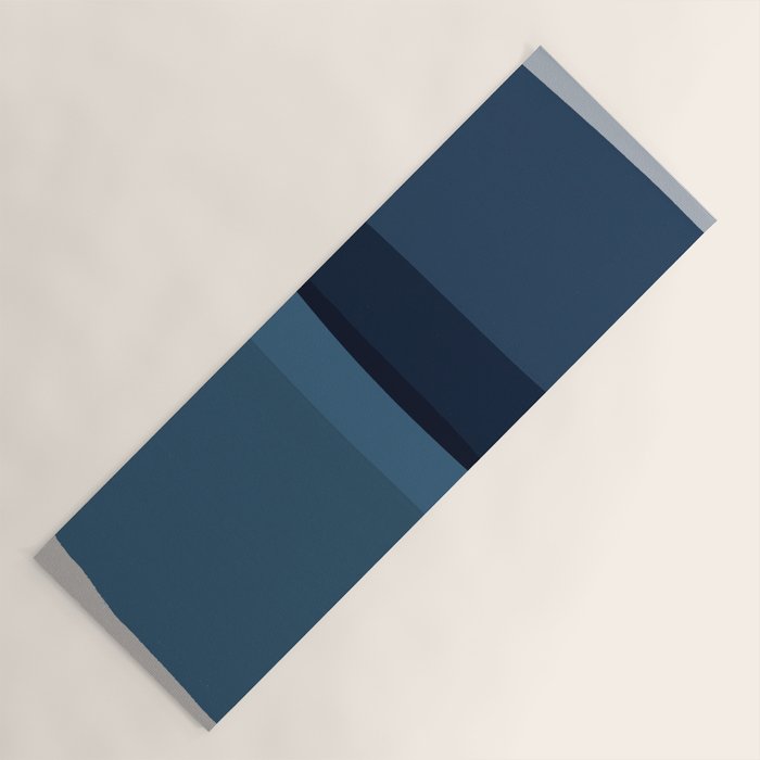 Modern Blue, Blue Painting, Blue Ombre Yoga Mat Gallery Image 1