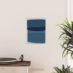 Modern Blue, Blue Painting, Blue Ombre Poster Gallery Image 2