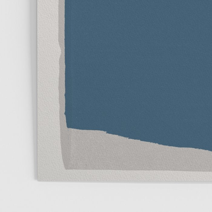 Modern Blue, Blue Painting, Blue Ombre Poster Gallery Image 3