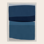 Modern Blue, Blue Painting, Blue Ombre Poster Gallery Image 4