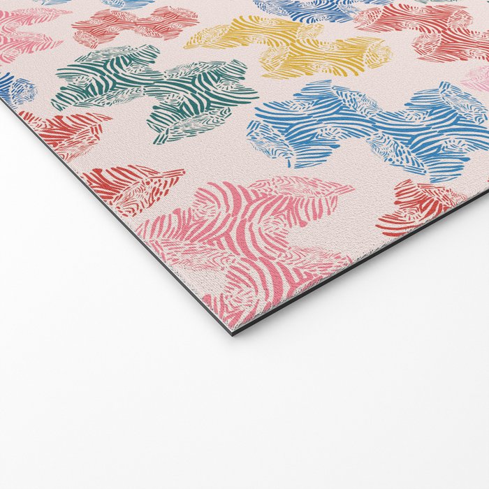 Fun Zebra Welcome Mat Gallery Image 2