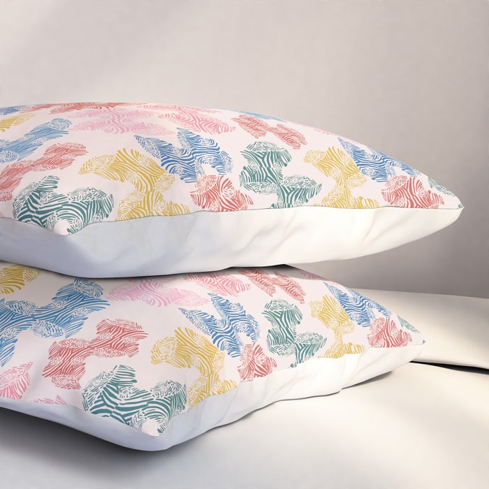 Fun Zebra Pillow Sham Gallery Image 3