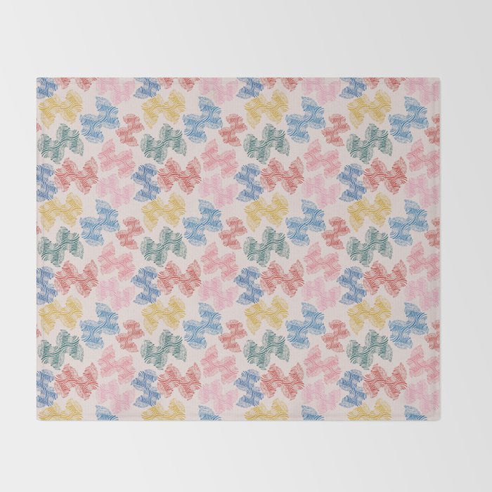Fun Zebra Throw Blanket Gallery Image 2