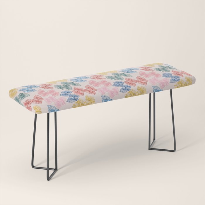 Fun Zebra Bench Gallery Image 1