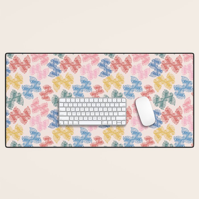 Fun Zebra Desk Mat Gallery Image 1