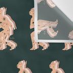 Space Cowboy - Emerald & Peach Wall Tapestry Gallery Image 3