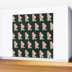 Space Cowboy - Emerald & Peach Wall Mural Gallery Image 2