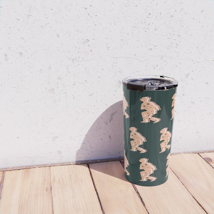Space Cowboy - Emerald & Peach Travel Mug Gallery Image 4