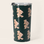 Space Cowboy - Emerald & Peach Travel Mug Gallery Image 3