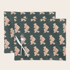 Space Cowboy - Emerald & Peach Placemat Gallery Image 1