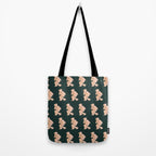 Space Cowboy - Emerald & Peach Tote Bag Gallery Image 2