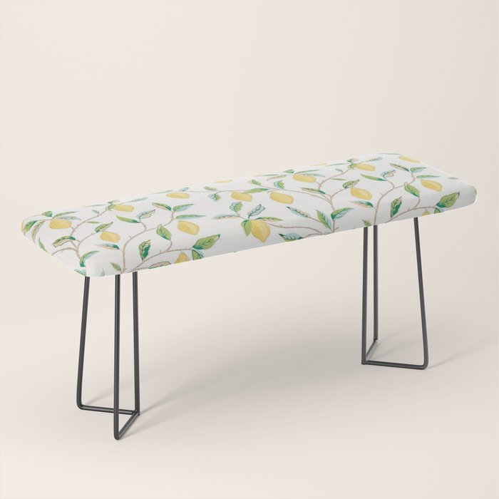 William Morris Fruit Lemon Bayleaf Bench Gallery Image 1