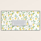 William Morris Fruit Lemon Bayleaf Desk Mat Gallery Image 1