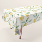 William Morris Fruit Lemon Bayleaf Tablecloth Gallery Image 1