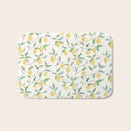 William Morris Fruit Lemon Bayleaf Bath Mat Gallery Image 1