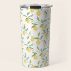 William Morris Fruit Lemon Bayleaf Travel Mug Gallery Image 1