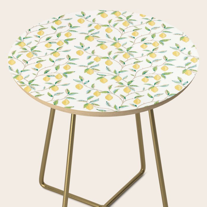 William Morris Fruit Lemon Bayleaf Side Table Gallery Image 2