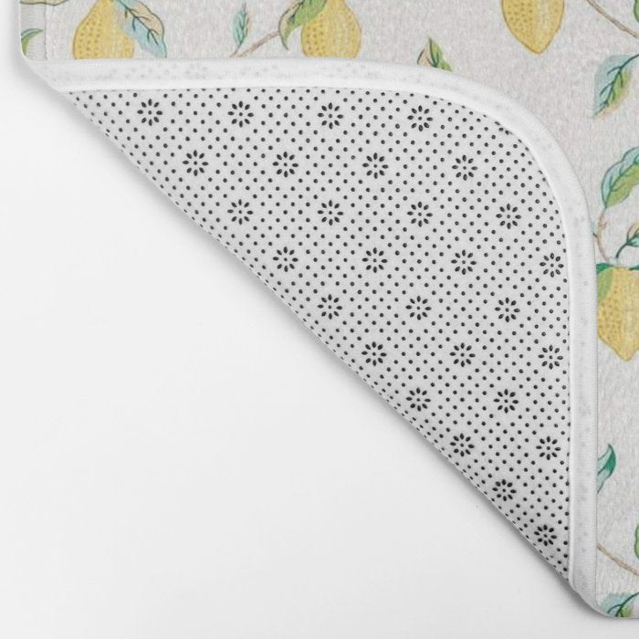 William Morris Fruit Lemon Bayleaf Bath Mat Gallery Image 2