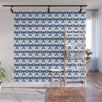 Vintage Bows V Blue Wall Mural Gallery Image 1