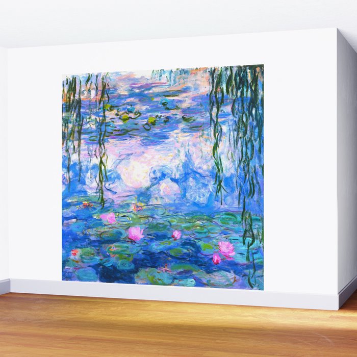 Claude Monet "Water Lilies(NymphÃ©as)" (9) 1916-19.jpg Wall Mural Gallery Image 2