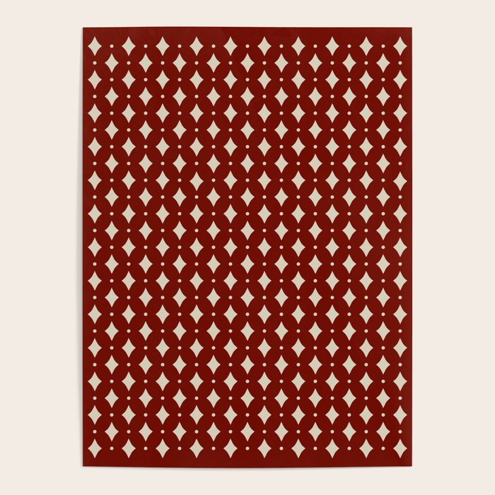 Vintage Stars VII Ruby Red Poster Gallery Image 4