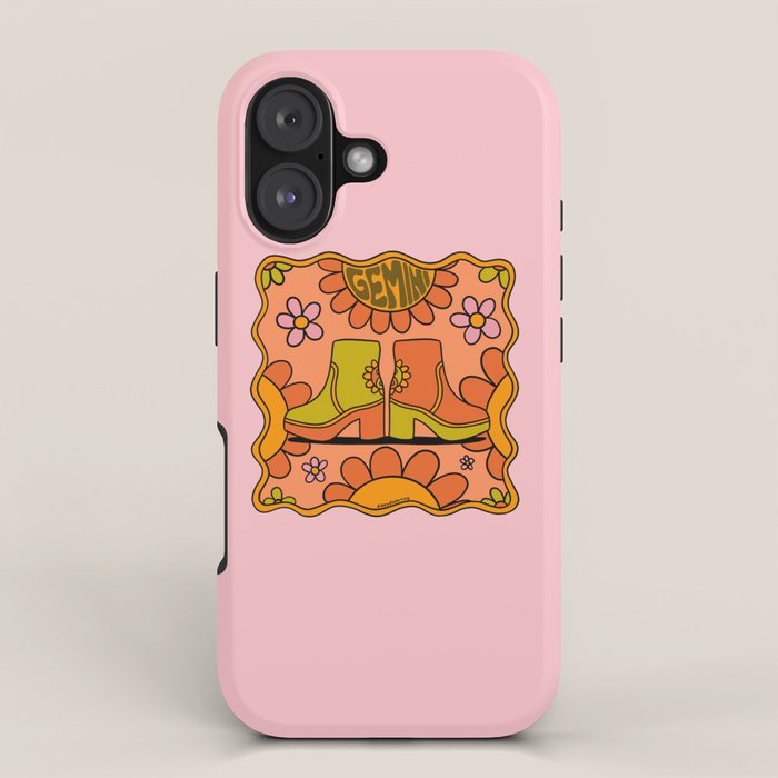 Gemini Groovy Boot iPhone Case Gallery Image 1