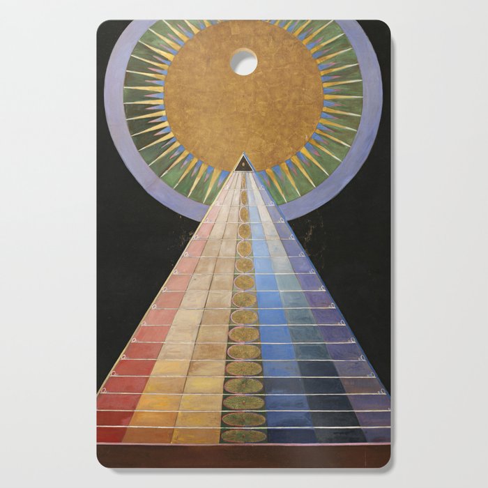 "Altarpiece" by Hilma af Klint (1907) Cutting Board Gallery Image 1